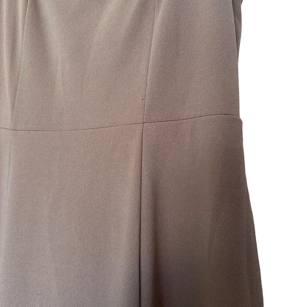 show me your mumu paris gown maxi dress dune brown stretch women large - Picture 4 of 13